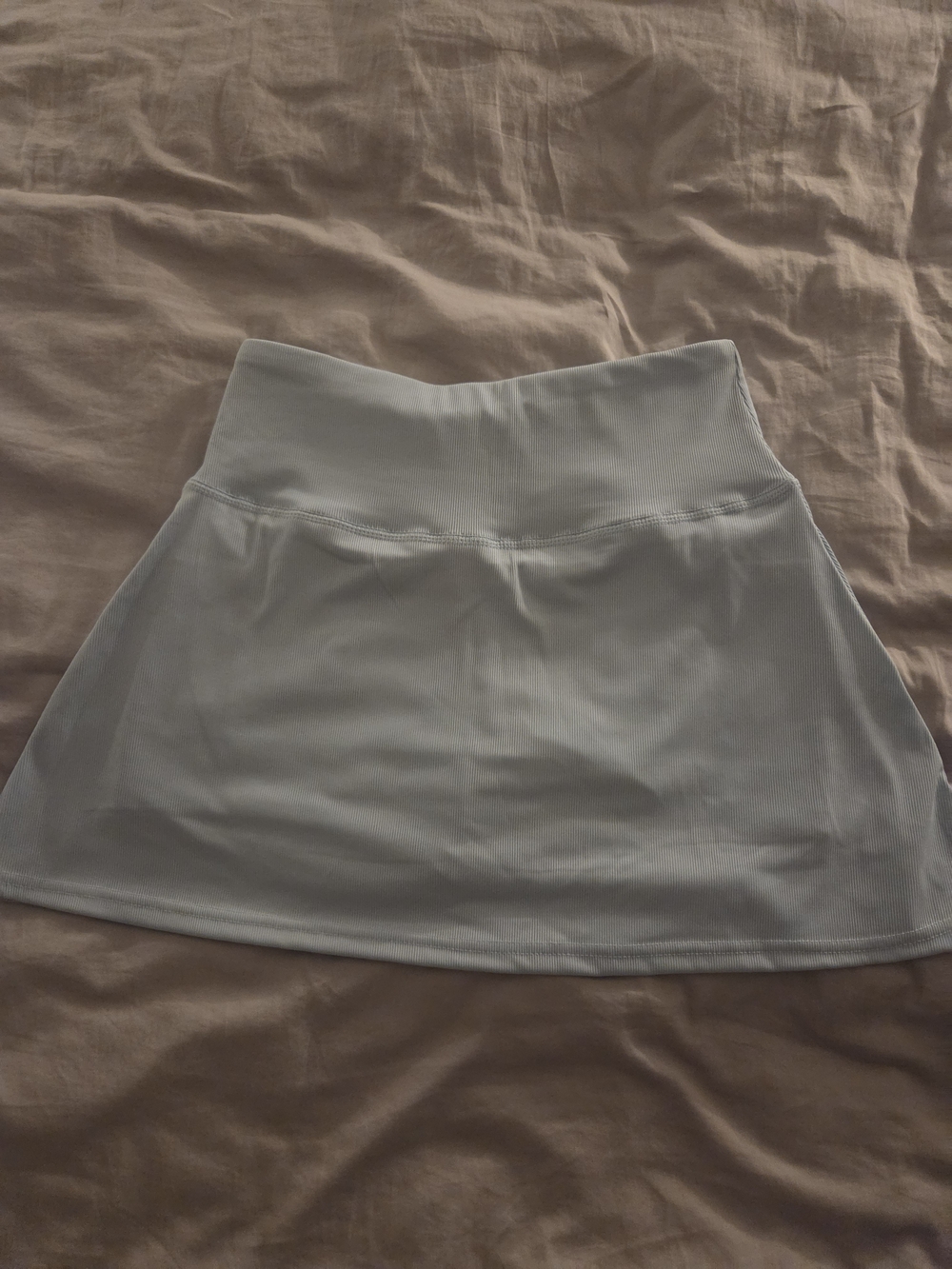 High-Waist Light Blue Active Skort - Women